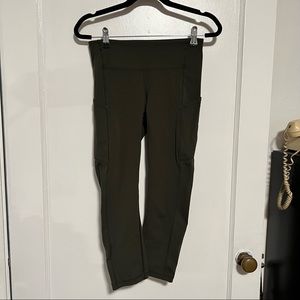 Olive Green Lululemon HR Tights